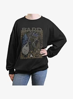 Dungeons & Dragons Bard Womens Oversized Sweatshirt