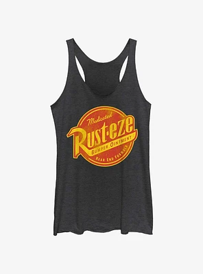 Disney Pixar Cars Rusteze Logo Womens Tank Top