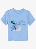 Disney Lilo & Stitch Ohana Means Family Toddler T-Shirt