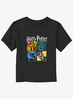 Harry Potter All Hogwarts Houses Toddler T-Shirt