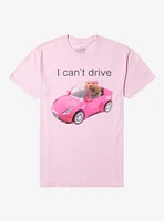 Hamster I Can't Drive Pink T-Shirt By Goodie Two Sleeves