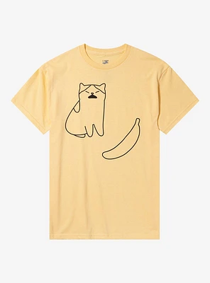 Banana Cat T-Shirt By Heloisa