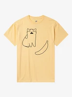 Banana Cat T-Shirt By Heloisa