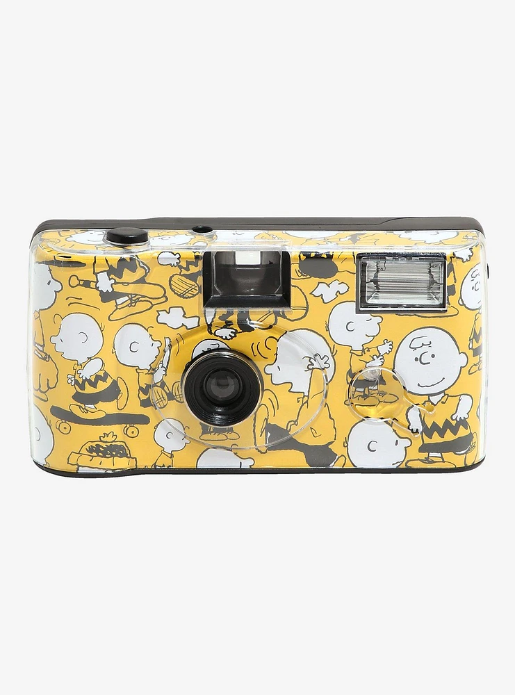 Retrospekt Peanuts Charlie Brown Allover Print 35MM Camera