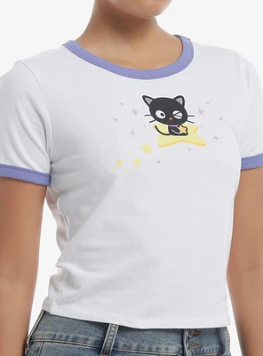 Chococat Stars Girls Ringer Baby T-Shirt