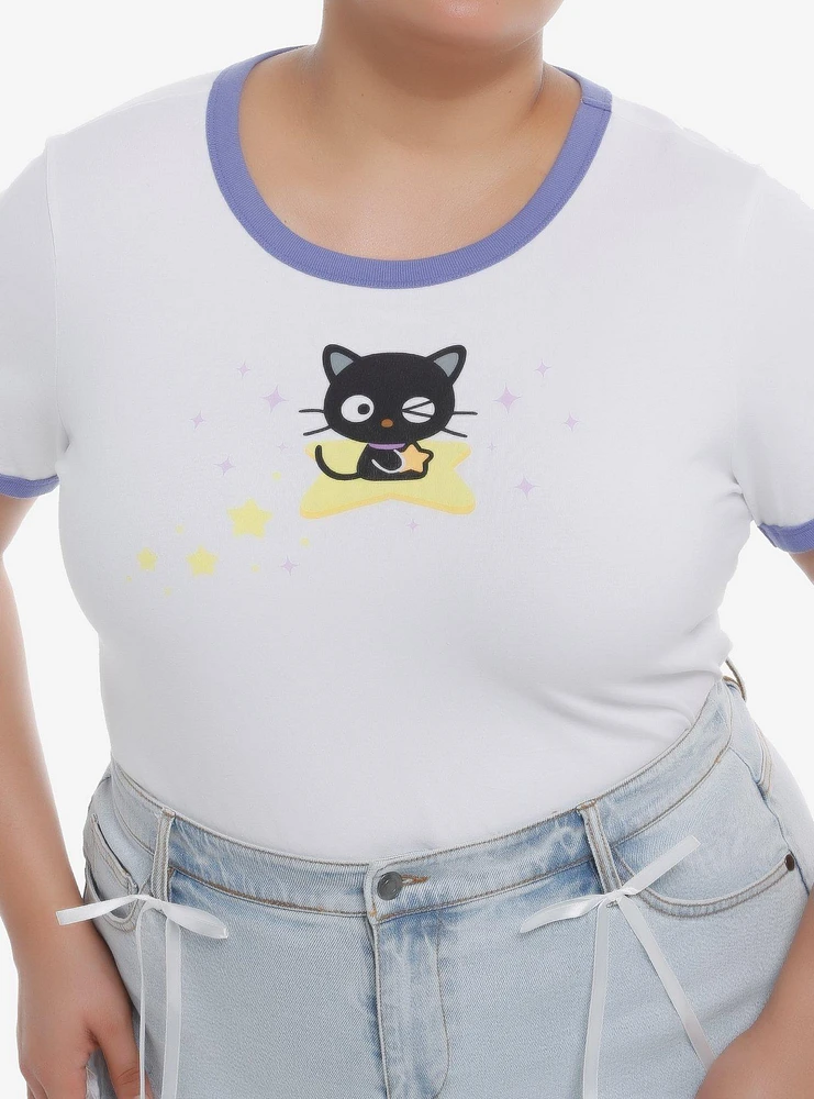 Chococat Stars Girls Ringer Baby T-Shirt Plus