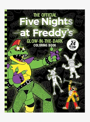 Five Nights At Freddy's Glow-In-The-Dark Coloring Book