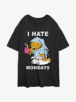 Garfield I Hate Monday's Girls Oversized T-Shirt