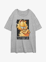 Garfield Whatever Girls Oversized T-Shirt