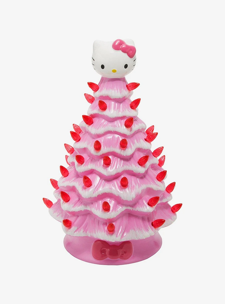 Hello Kitty Pink Light-Up Ceramic Tree