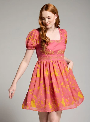 Her Universe Disney Sleeping Beauty Silhouette Filigree Patterned Dress — BoxLunch Exclusive