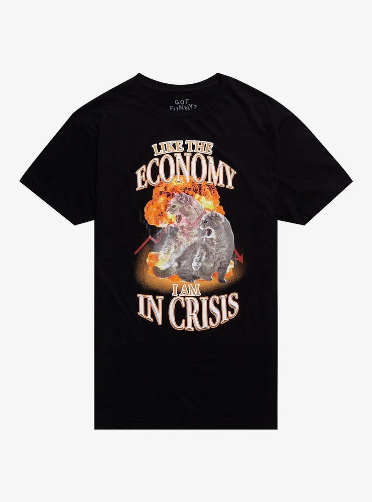 Crisis Economy T-Shirt By Got Funny?