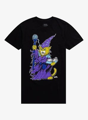 Wizard Cat T-Shirt By Sawblade 666