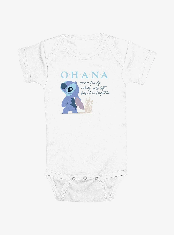 Disney Lilo & Stitch Ohana Means Family Infant Bodysuit