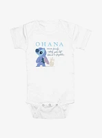 Disney Lilo & Stitch Ohana Means Family Infant Bodysuit