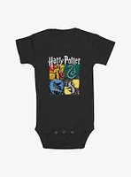 Harry Potter All Hogwarts Houses Infant Bodysuit