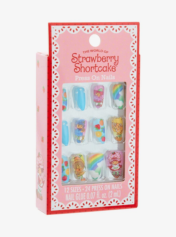 Strawberry Shortcake Rainbow Characters Press On Nails