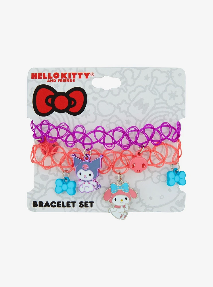 My Melody & Kuromi Tattoo Best Friend Bracelet Set