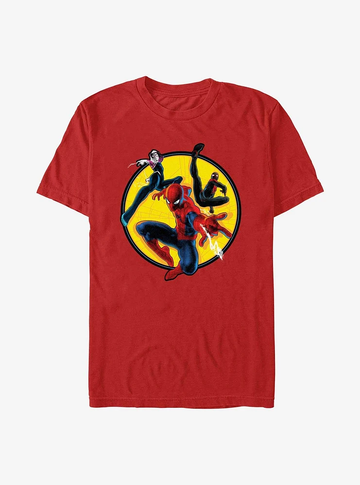 Marvel Spider-Man Group T-Shirt