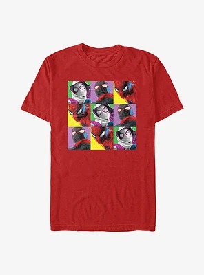 Marvel Spider-Man Spiders Pop Art T-Shirt