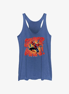 Marvel Spider-Man Comic Letters Girls Tank