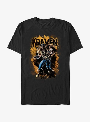 Marvel Kraven The Hunter Splatter Wall T-Shirt