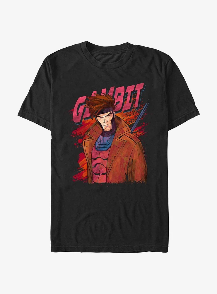 X-Men Gambit Splatter Wall T-Shirt