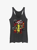 X-Men Rogue Splatter Wall Girls Tank