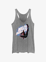 Marvel Spider-Man Miles Morales Pose Girls Tank