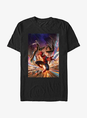 Marvel Spider-Man Miles And Gwen The City T-Shirt