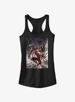 Marvel Spider-Man Miles And Gwen The City Comic Girls Tank