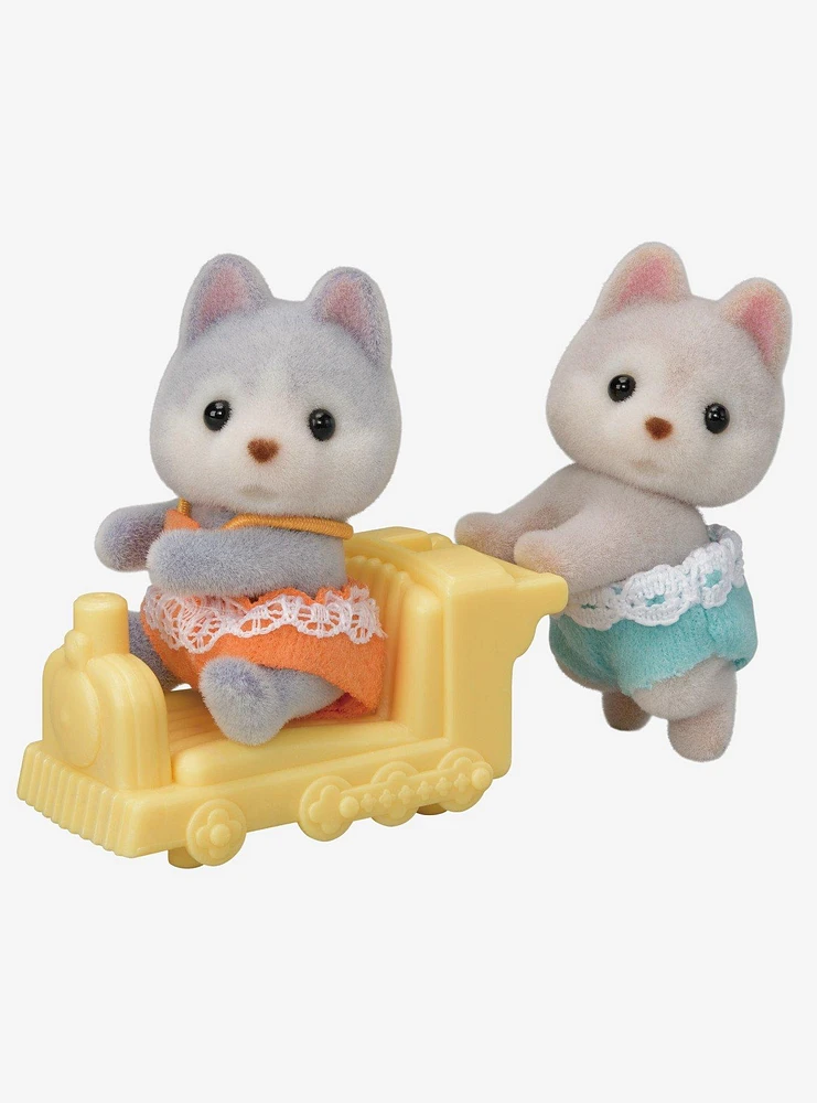 Calico Critters Husky Twins Figure Set