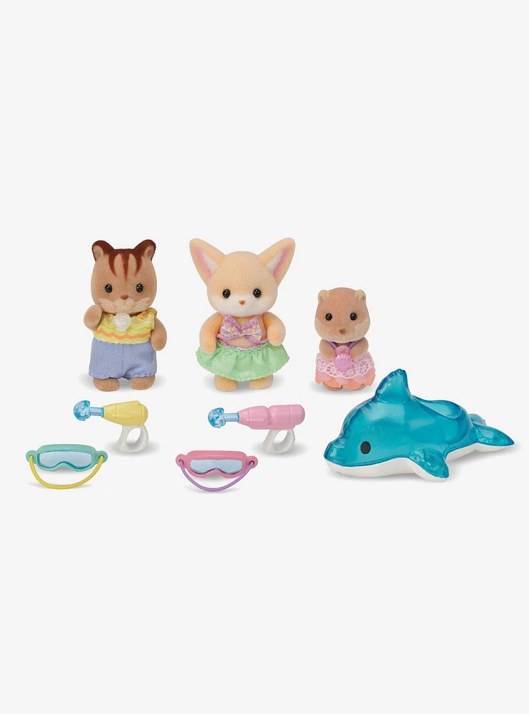 Calico Critters Nursery Friends Pool Fun Trio Accessory Set