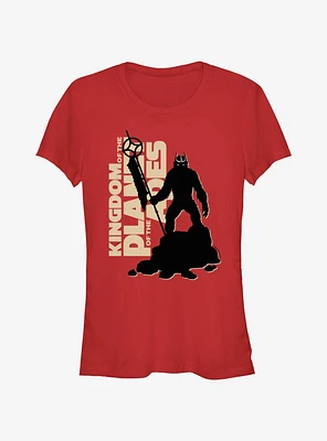 Kingdom of the Planet Apes Lead Caesar Girls T-Shirt