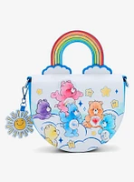 Loungefly Care Bears Rainbow Cloud Scene Crossbody Bag