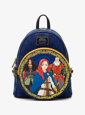 Loungefly The Lord of the Rings: The War of the Rohirrim Group Portrait Mini Backpack with Belt Bag