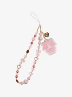 Sanrio My Melody Latte Bear Beaded Phone Charm