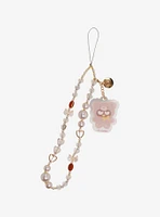 Sanrio Badtz-Maru Latte Bear Beaded Phone Charm