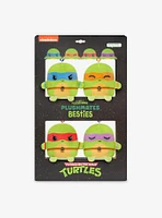 TeeTurtle Plushmates Besties Teenage Mutant Ninja Turtles Characters Plush Keychain Set