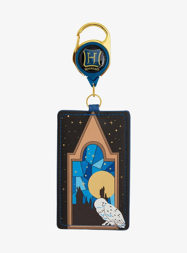 Loungefly Harry Potter Hedwig Stained Glass Retractable Lanyard — BoxLunch Exclusive