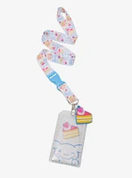 Sanrio Cinnamoroll Desserts Allover Print Lanyard