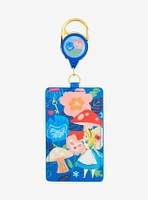 Loungefly Disney Alice in Wonderland Alice Mushrooms & Flowers Retractable Lanyard — BoxLunch Exclusive