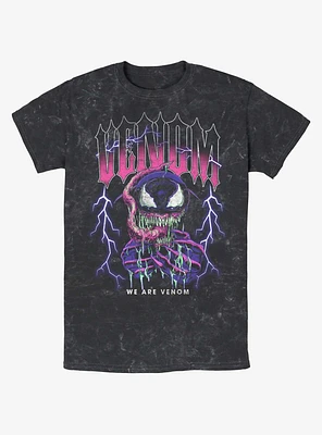 Marvel Spider-Man Lightning Venom Mineral Wash T-Shirt