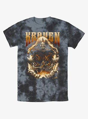 Marvel Kraven The Hunter And Spider Man Tie-Dye T-Shirt