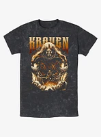 Marvel Kraven The Hunter And Spider Man Mineral Wash T-Shirt