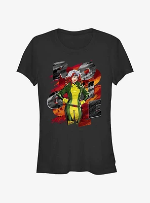 X-Men Rogue Splatter Wall Girls T-Shirt