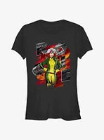 X-Men Rogue Splatter Wall Girls T-Shirt