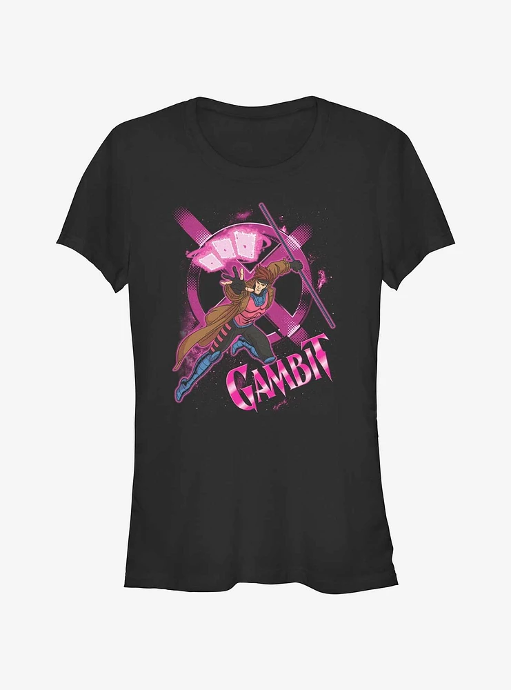 X-Men Gambit Enhanced Powers Girls T-Shirt