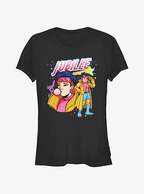 X-Men Pixelation Jubilation Space Girls T-Shirt