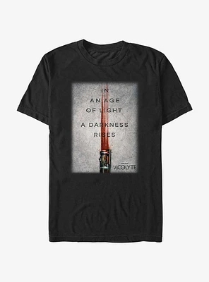 Star Wars The Acolyte Darkness Rises Teaser Poster T-Shirt